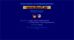 Desktop Screenshot of bksoft.de